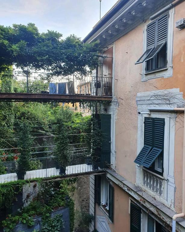 Balkón nebo terasa v ubytování Leone X Genova Affittacamere