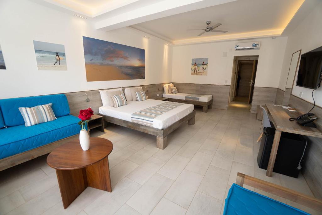 TV a/nebo společenská místnost v ubytování Sobrado Boutique Hotel