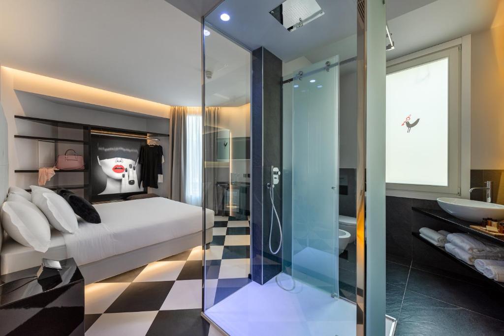 Postel nebo postele na pokoji v ubytování Hotel Locanda Al Piave ***S