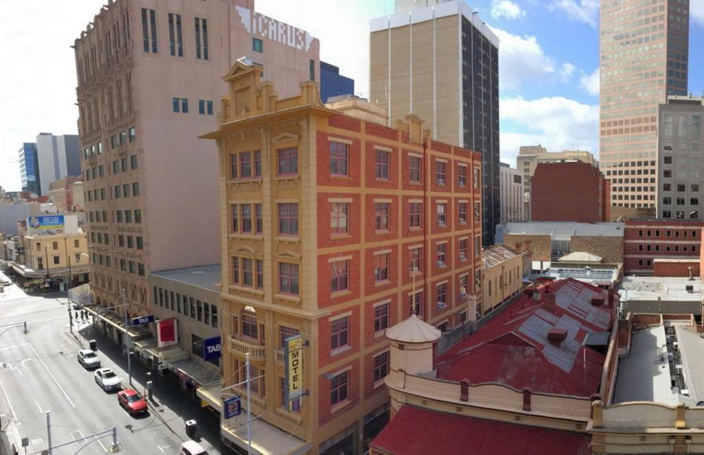Nespecifikovaný výhled na destinaci Adelaide nebo výhled na město při pohledu z hotelu