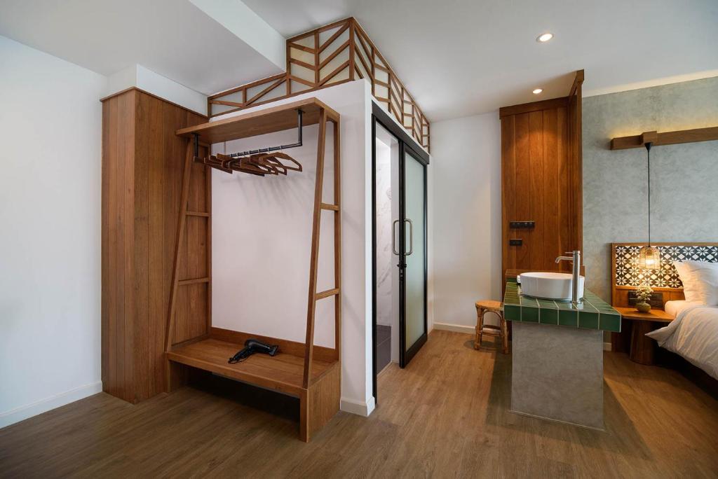 Postel nebo postele na pokoji v ubytování Himku Hotel - adult only