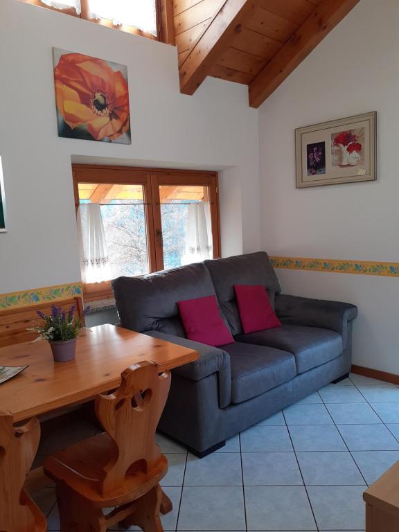 Posezení v ubytování Casa Bamby