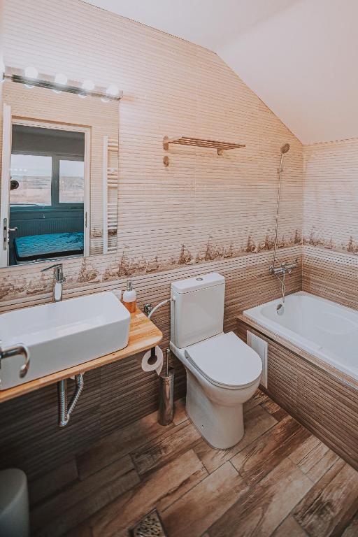 Koupelna v ubytování Casa DAnto