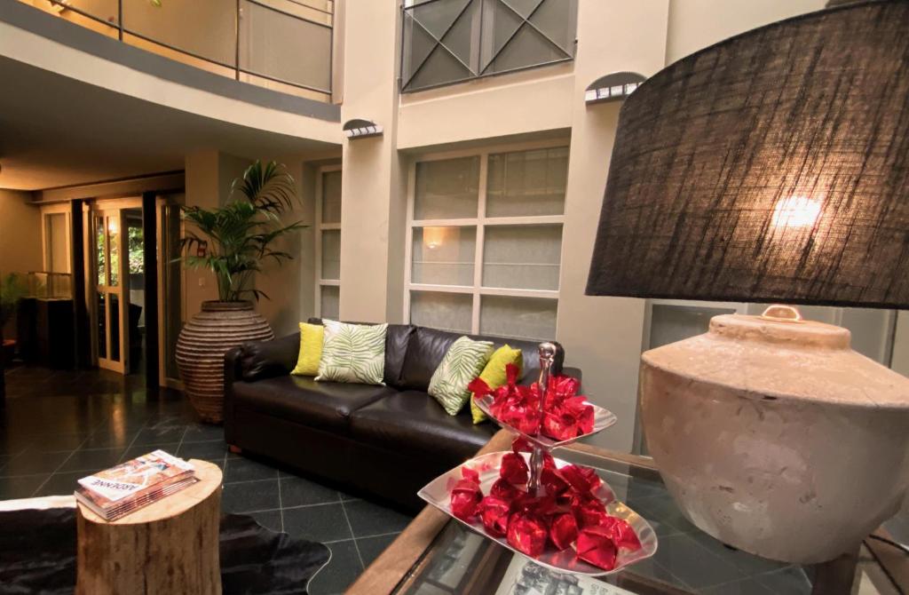 Posezení v ubytování Hotel Côté Cour