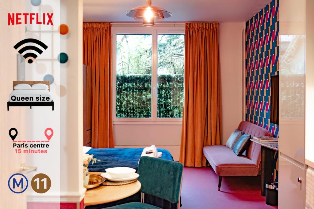 Citihome Paris - One-Bedroom Apartment