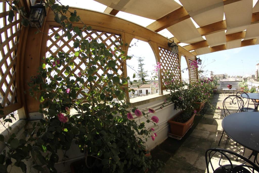 Balkón nebo terasa v ubytování B&B Corte Barocca