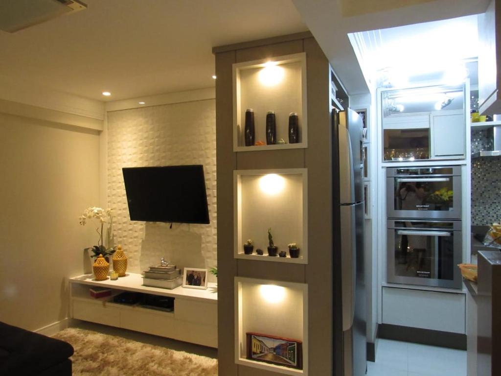  Apartamento dois quartos no centro com garag top!