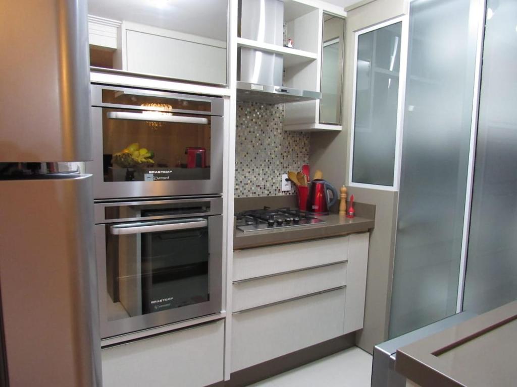  Apartamento dois quartos no centro com garag top!