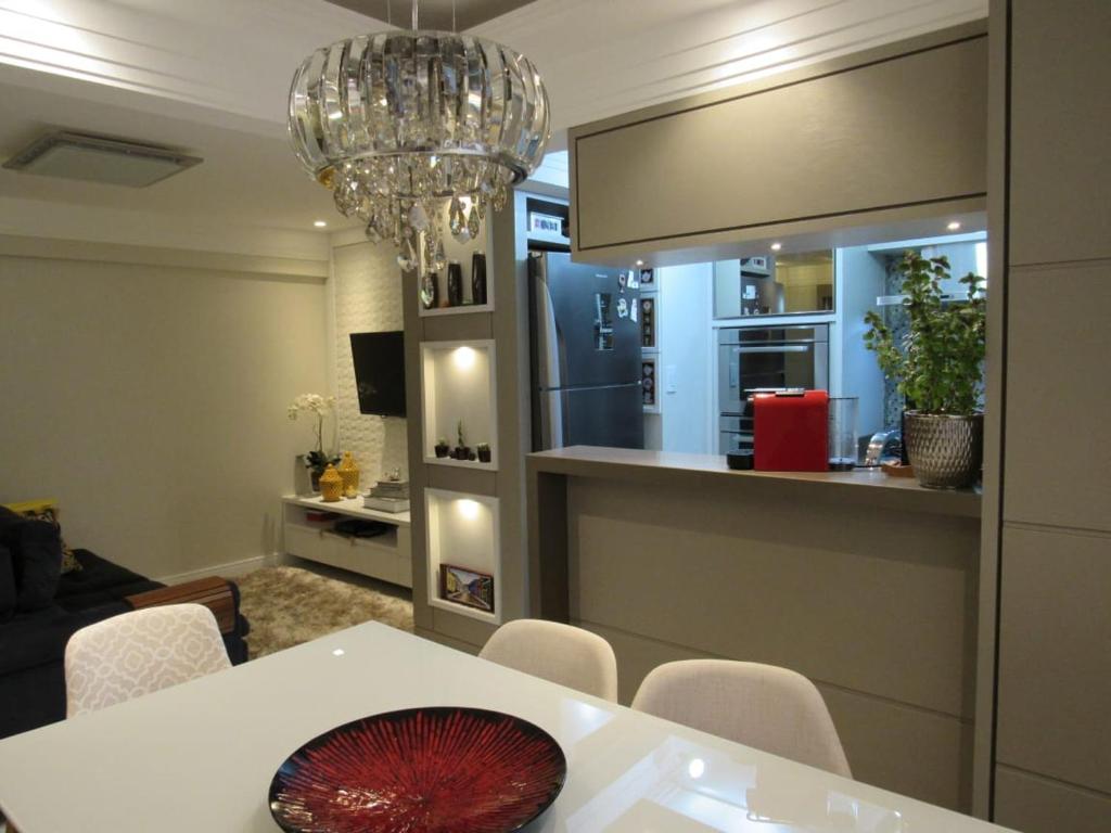  Apartamento dois quartos no centro com garag top!