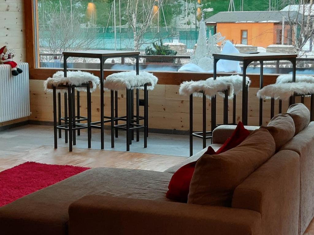 Posezení v ubytování Hotel La Val