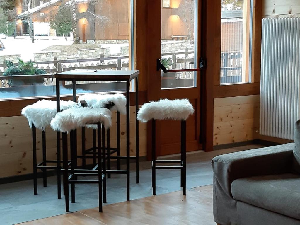 Posezení v ubytování Hotel La Val