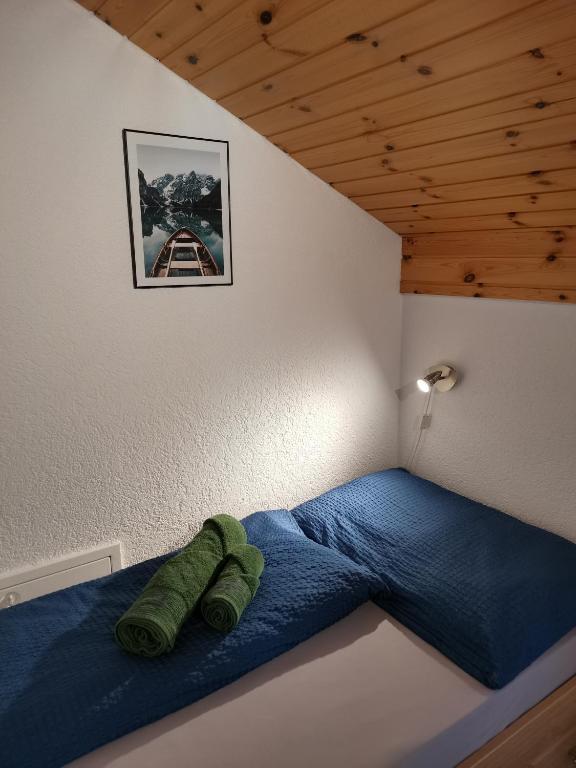 Postel nebo postele na pokoji v ubytování Ferienwohnung Delphin