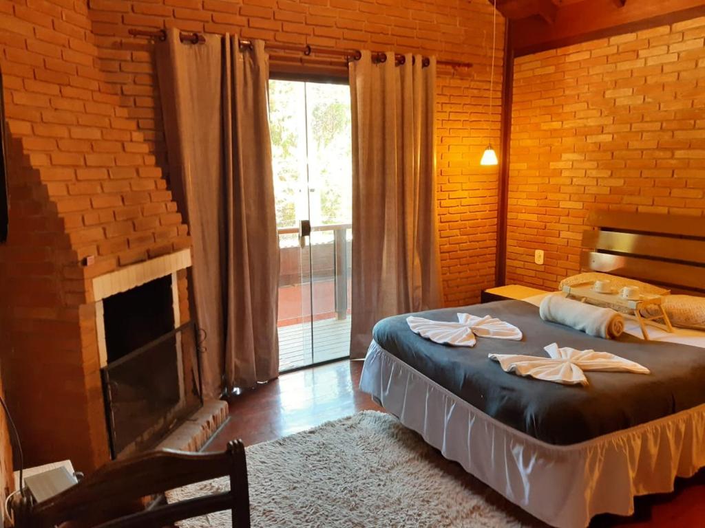  Villa Valentina Chalés com lareira e churrasqueira
