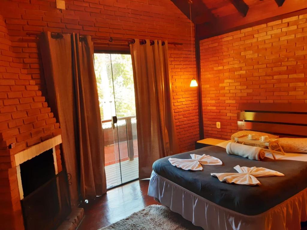  Villa Valentina Chalés com lareira e churrasqueira