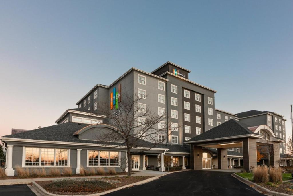 a rendering of a hotel with a building at EVEN Hotel Chicago - Tinley Park - Convention Center, an IHG Hotel in Tinley Park