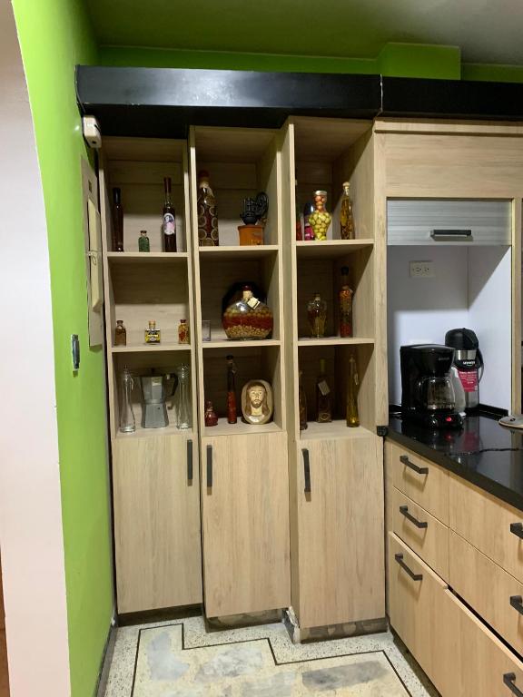Kuchyň nebo kuchyňský kout v ubytování Casa Castillo Cali