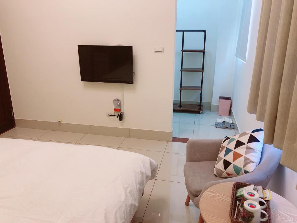 TV a/nebo společenská místnost v ubytování SleepOrNo