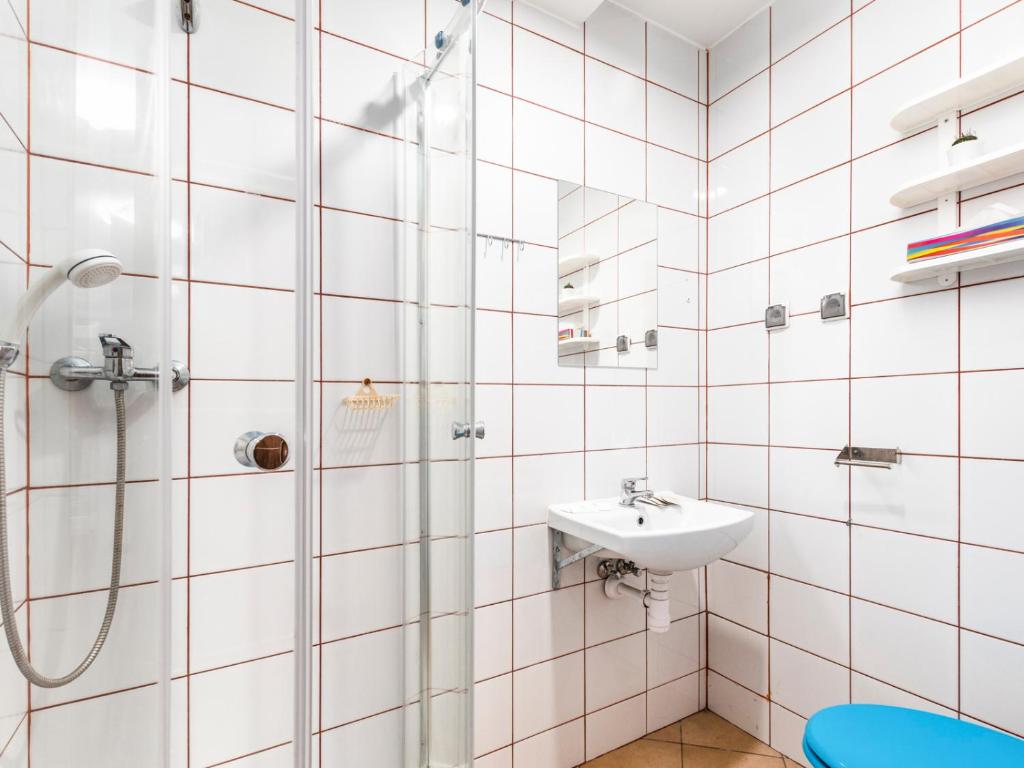 Koupelna v ubytování Luxhostel24 Warsaw