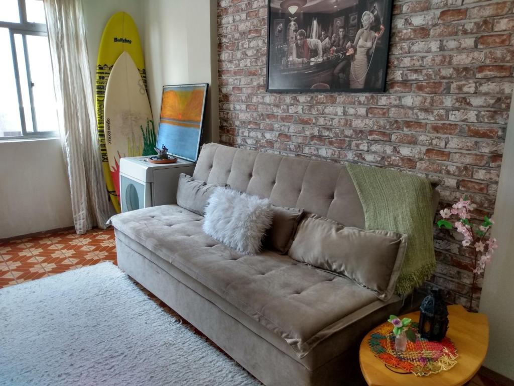  Apartamento duas quadras da praia.