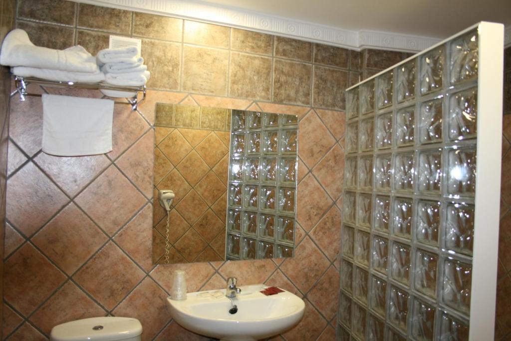 Kúpeľňa v ubytovaní Mirador del Ermitage
