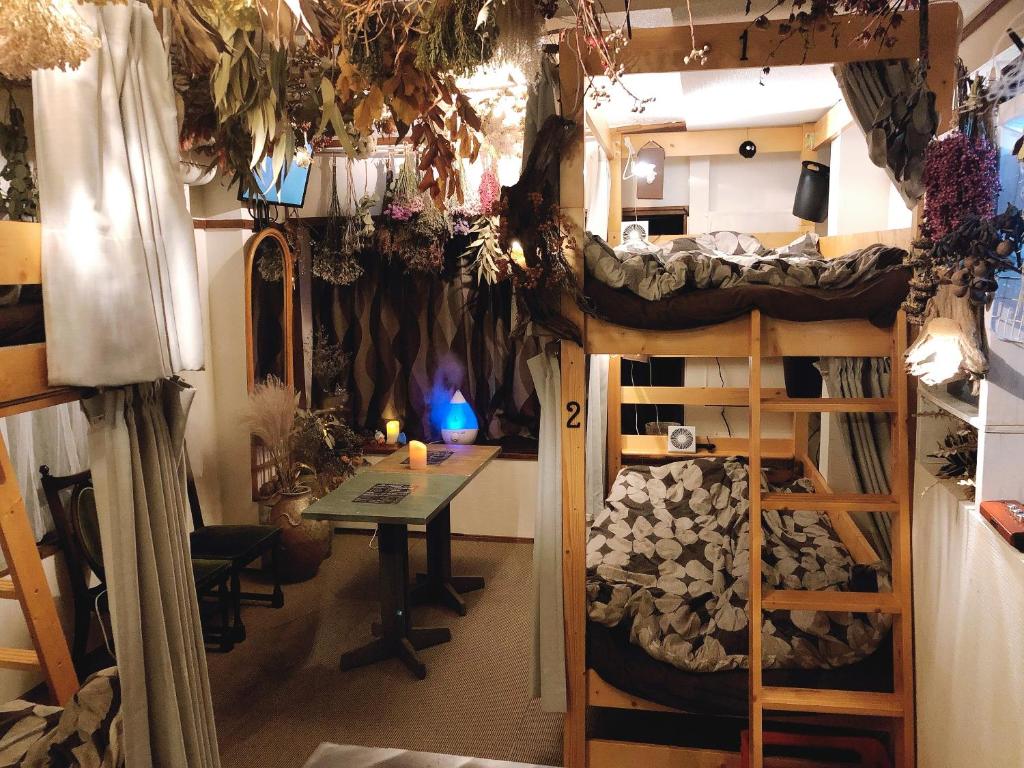 Posezení v ubytování TOP EDGE HOSTEL Koenji