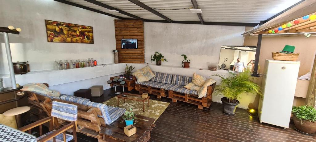 Posezení v ubytování Hostel AJBJ Turismo