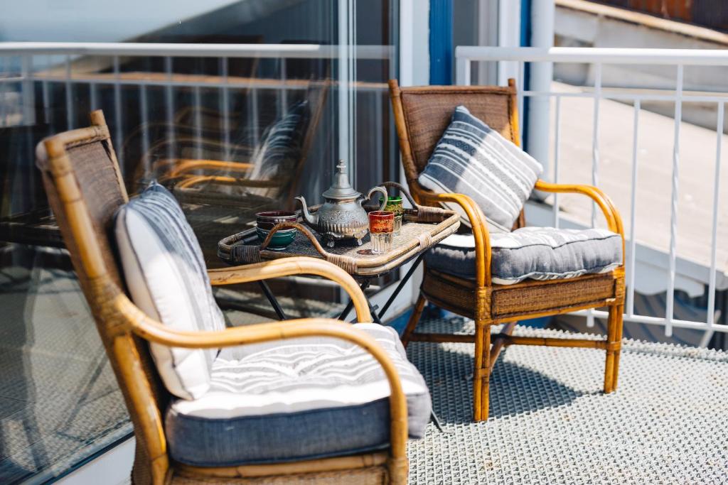 Posezení v ubytování Casablu Hotel