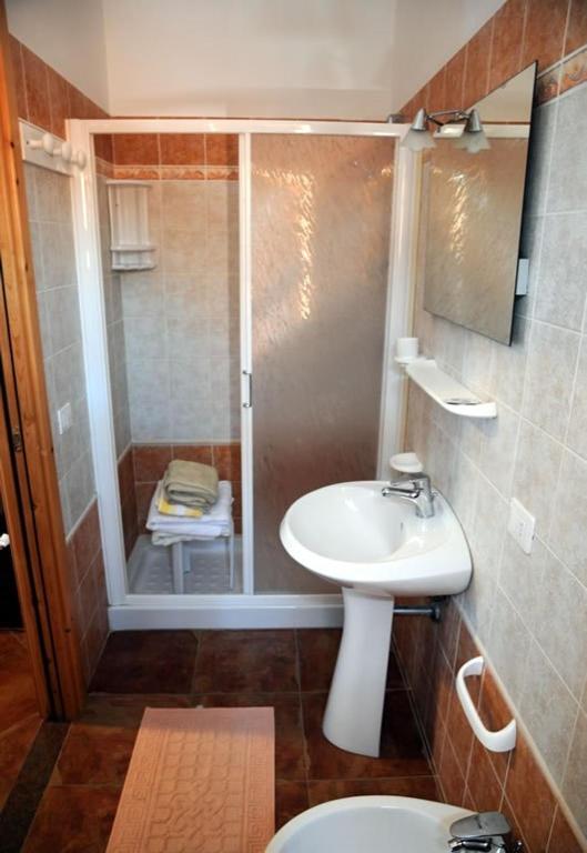 Koupelna v ubytování Hotel California