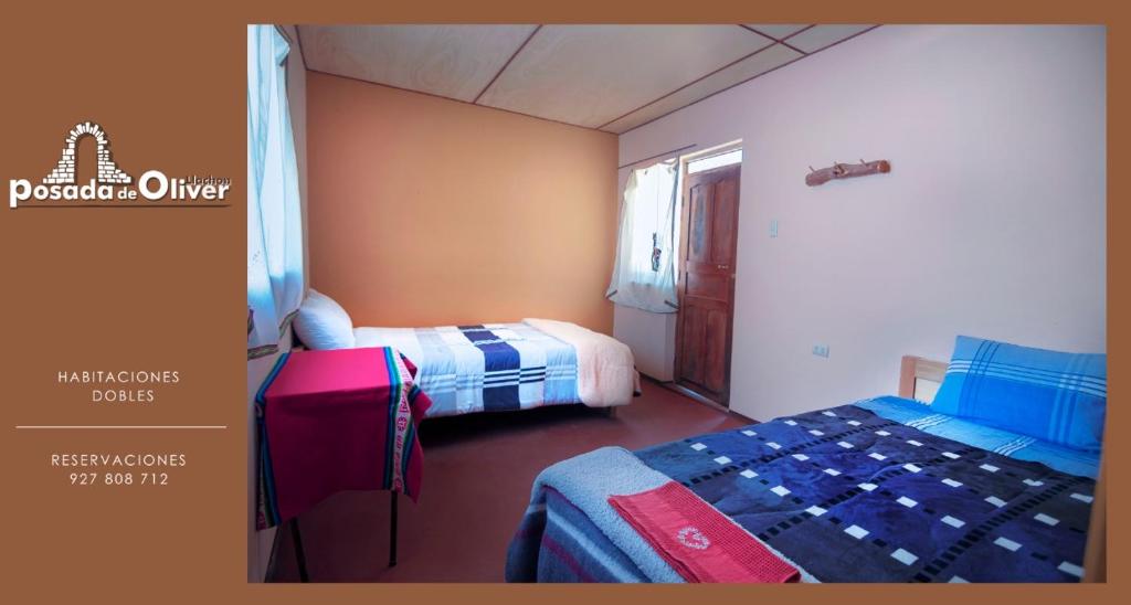 Letto o letti in una camera di Posada de Oliver