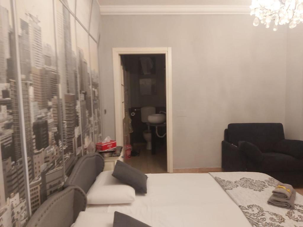 Postel nebo postele na pokoji v ubytování B&B La Corte Dei Samidagi