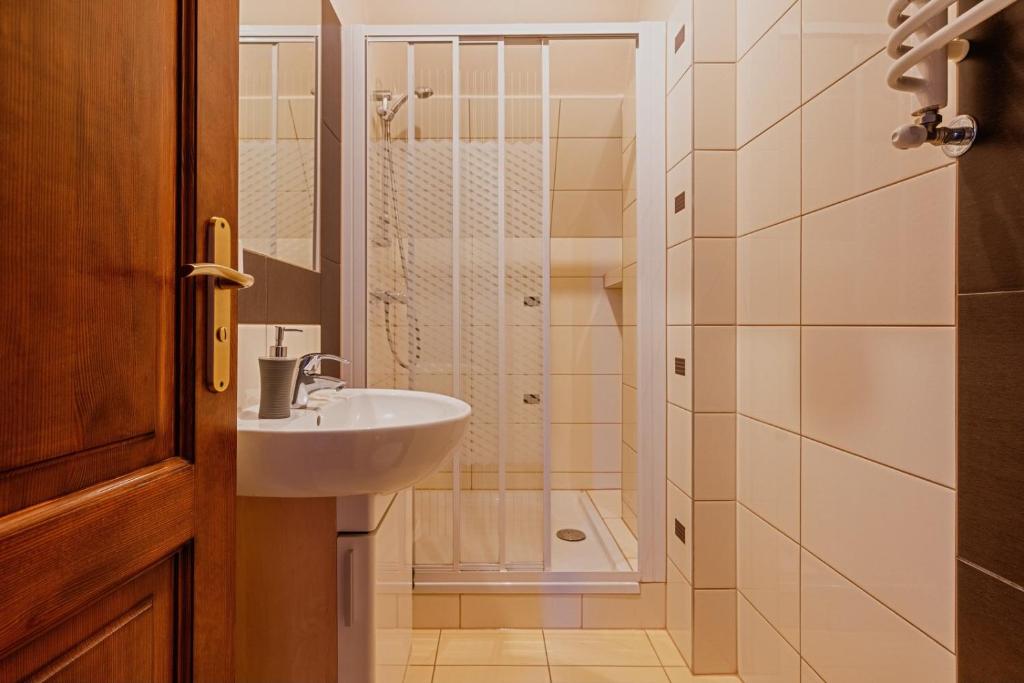 Kúpeľňa v ubytovaní Villa Nawrot