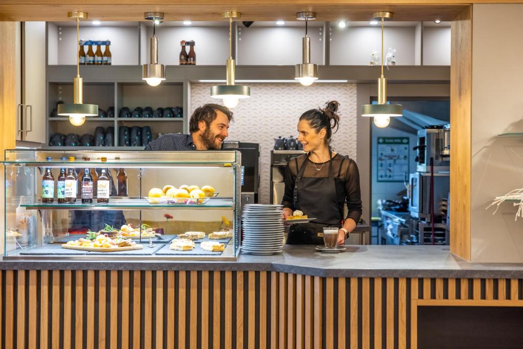 Hosté ubytování Pension & Café Abendröte