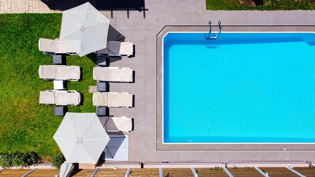 Bazén v ubytování Oliva Beach nebo v jeho okolí
