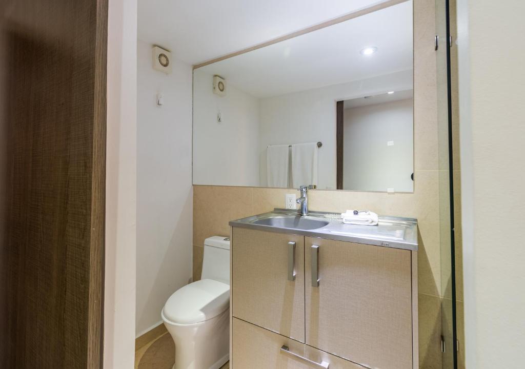 Koupelna v ubytování Kubo Hotel