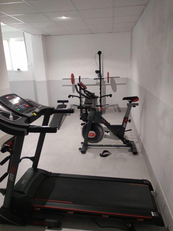Fitness centrum a/nebo fitness zařízení v ubytování Villa gaviota