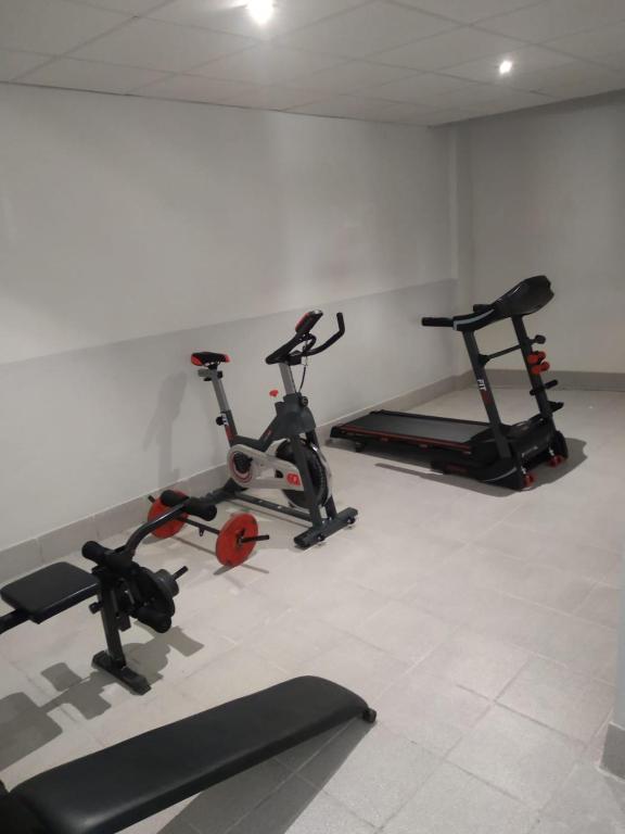 Fitness centrum a/nebo fitness zařízení v ubytování Villa gaviota