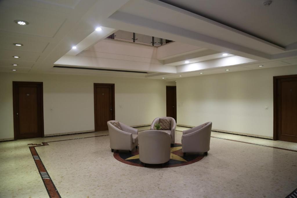 Posezení v ubytování Hotel Bhoomivilas