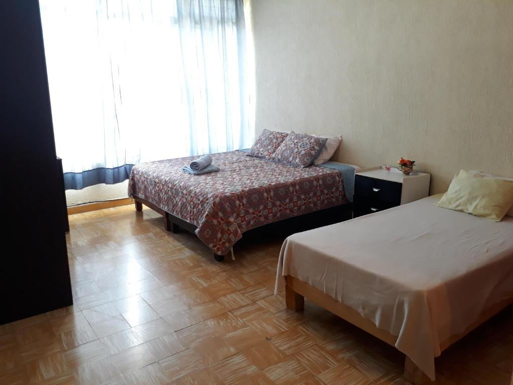 Postel nebo postele na pokoji v ubytování Posada de Vick