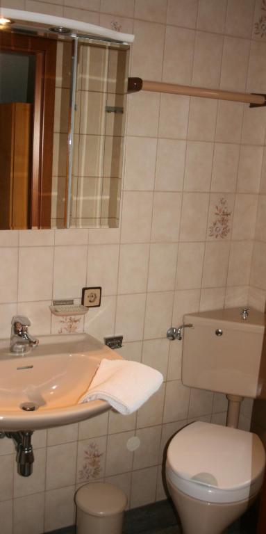 Koupelna v ubytování Haus Luise Weber