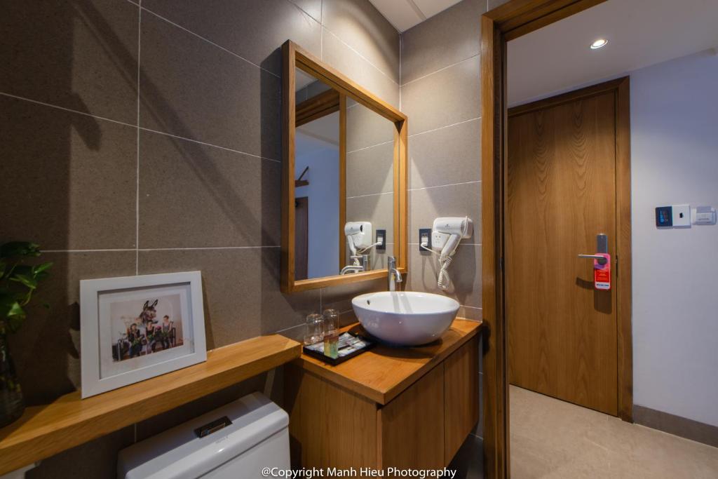 Koupelna v ubytování Mojzo Inn Boutique Hotel