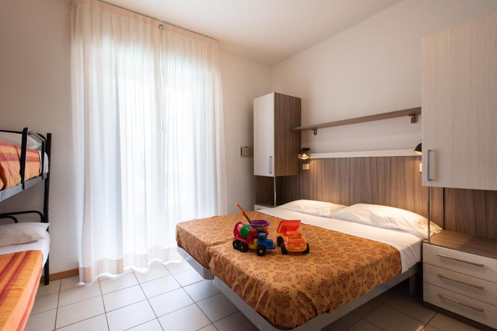 Postel nebo postele na pokoji v ubytování Hotel Consul Dipendenza la Plata con piscina
