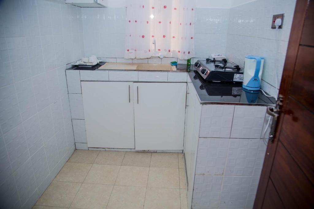 Kuchyň nebo kuchyňský kout v ubytování Sheratton Beach Villagio