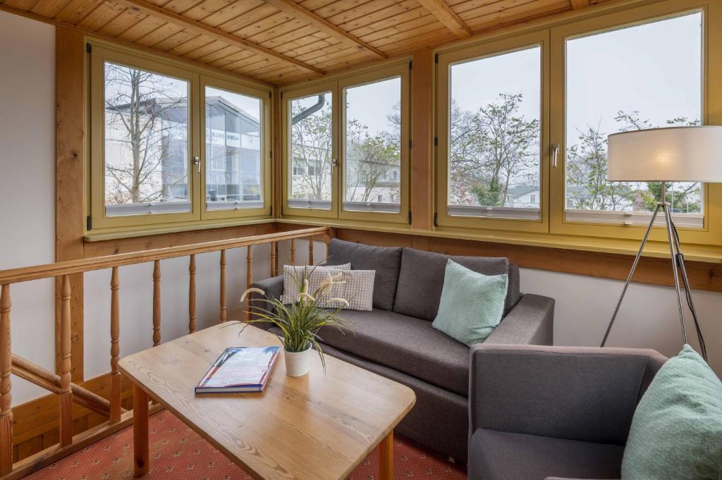 Posezení v ubytování Pension Erdmann - Hotel Garni