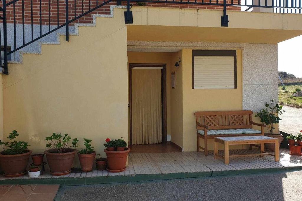 Balkón alebo terasa v ubytovaní Finca la barrosa ciudad y campo juntos