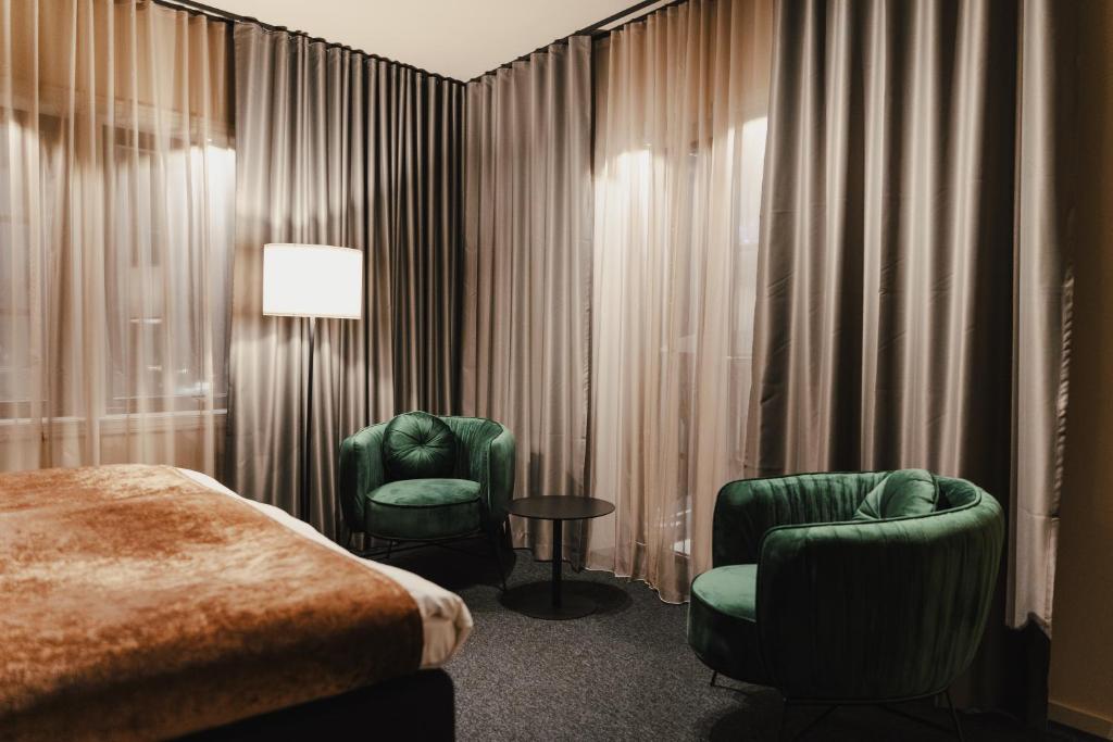 Гостиная зона в Hotell Viktors