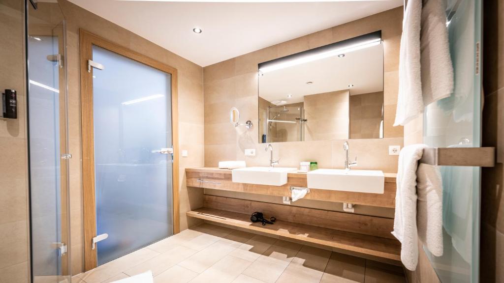 Ванная комната в Anthony´s Alpin Hotel Garni