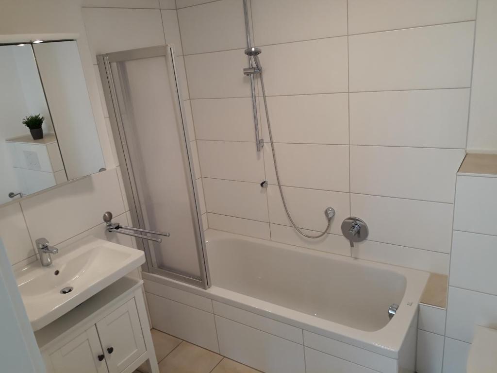 Koupelna v ubytování Ferienwohnung Zürcher