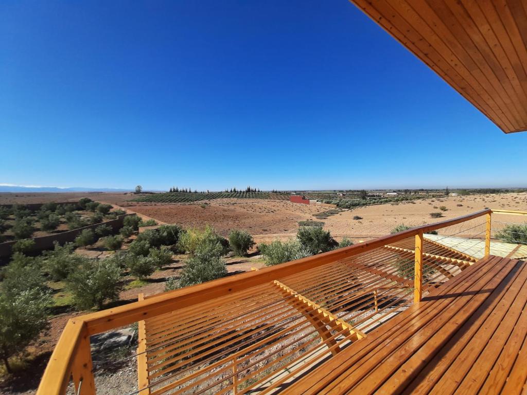 Balkón nebo terasa v ubytování Le Parc des Oliviers