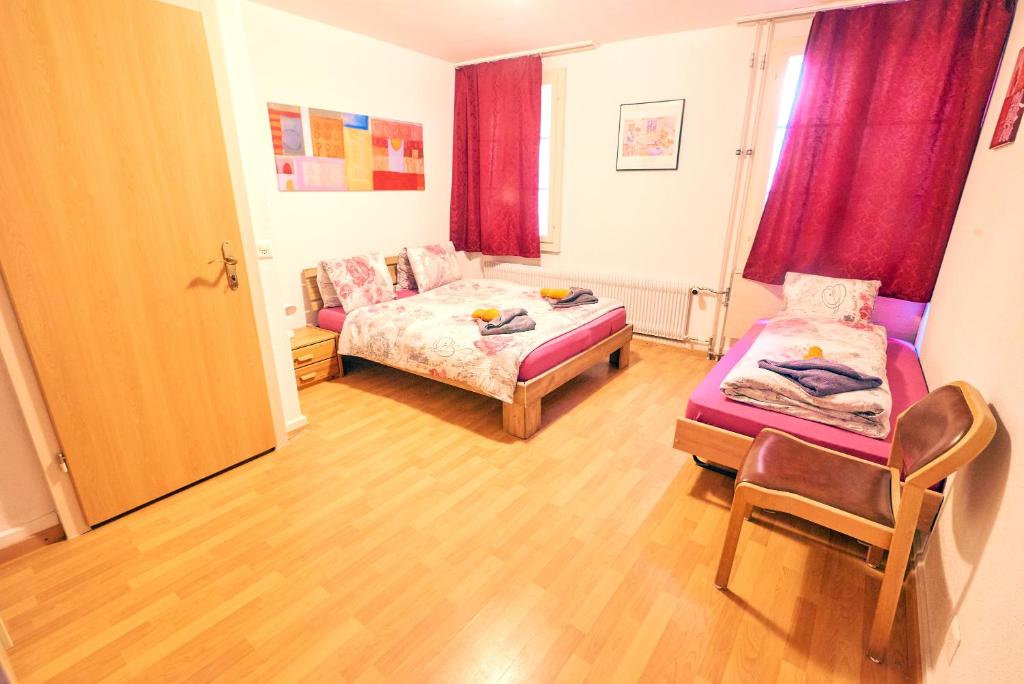 Letto o letti in una camera di Golden River