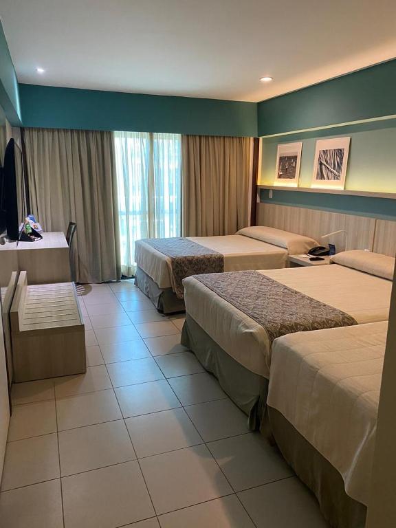 Monte Pascoal Praia Hotel Salvador - Family Room With Side Sea View